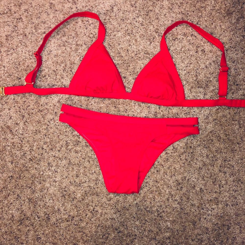 Brand new red bikini